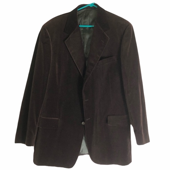 Barneys New York Other - Barneys New York, Perry Ellis brown velvet blazer